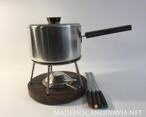 Lundtofte Fondue Set with pot, burner, and forks