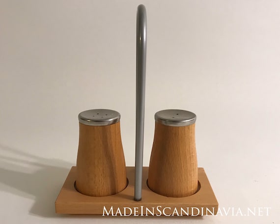 Bodum Salt and Pepper shakers with holder | Danish Design | Minimalism | Contemporary