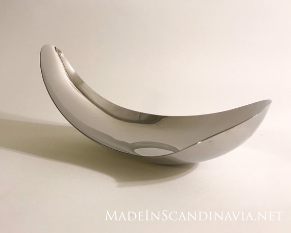 Georg Jensen Leaf bowl - large - mirror polished