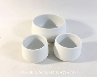 Set di barattoli da tapas in porcellana nordica Skagerak / Trip Trap, design minimalista danese