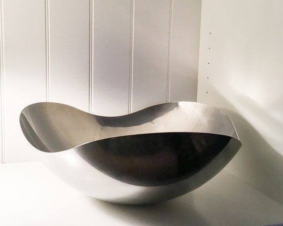 Georg Jensen Bloom Bowl - large 34 cm - matte | Designed by Helle Damkjær | Danish Design | Contemporary | Minimalist