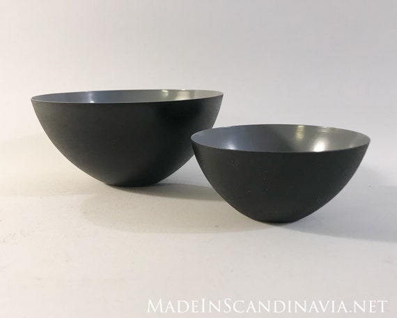Normann Copenhagen KRENIT bowls, set of 2 grey