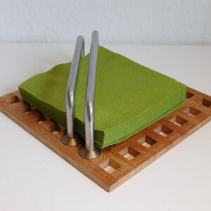 Trip Trap Serviettenhalter | Teakholz | Dänisches Design | Zeitgenössisch | Minimalistisch | Modern