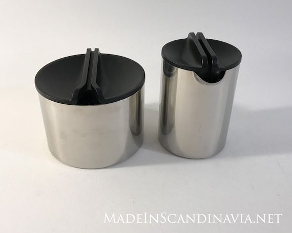 Stelton Erik Magnussen Sugar & Creamer set, stainless steel | Danish Design | Contemporary | Minimalist