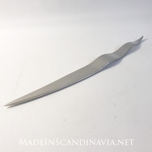Royal Copenhagen / Georg Jensen WAVE Letter opener | Designed by Steve McGugan | Minimalist Modern | Contemporary