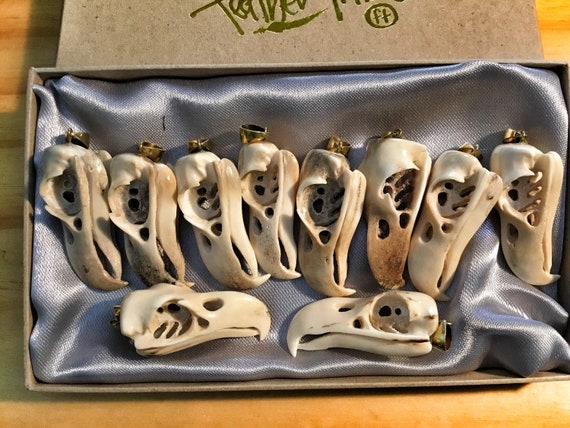 Wholesale 10 pcs REPLICA Bald Eagle Bird Skull Pendant for Jewelry making, Arts & Crafts