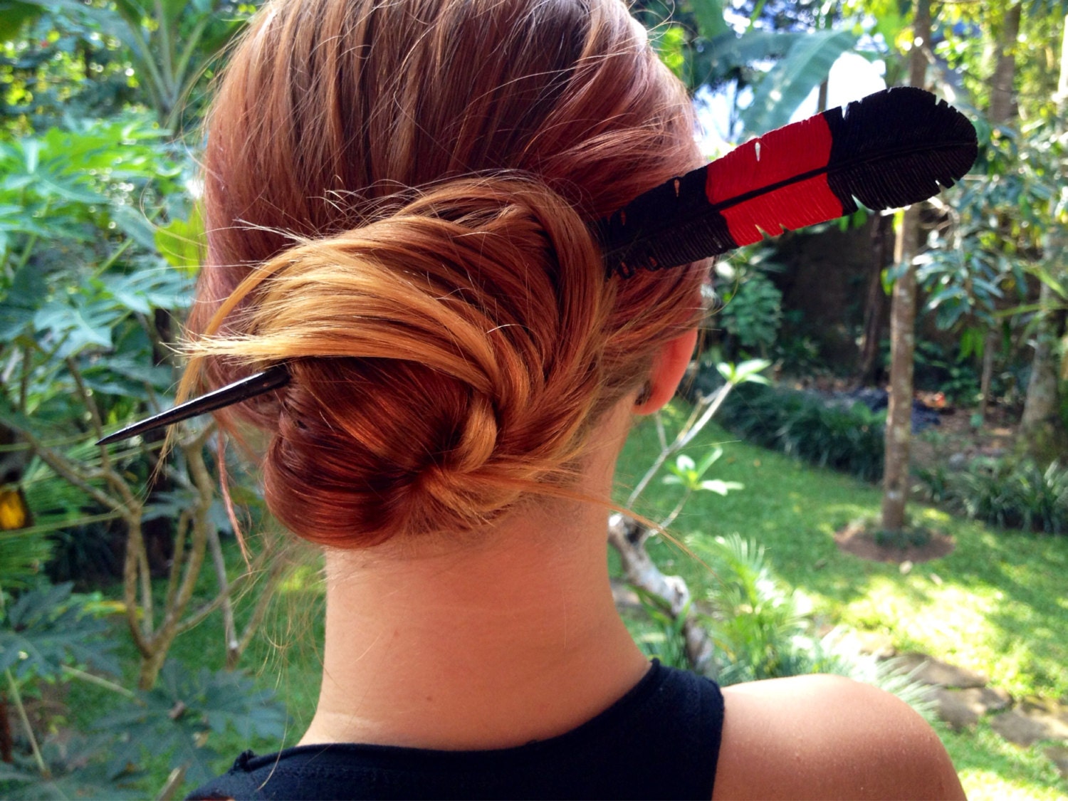 Boho Hair Feather 