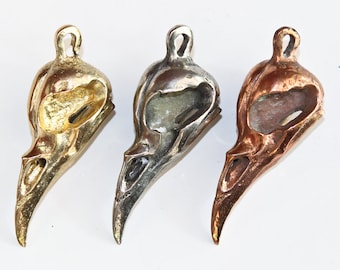 Raven Skull Pendant