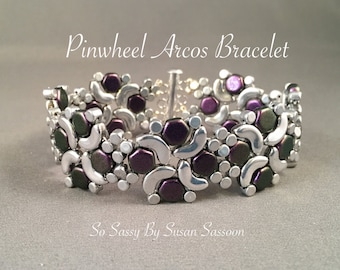 Pinwheel Arcos Bracelet Tutorial