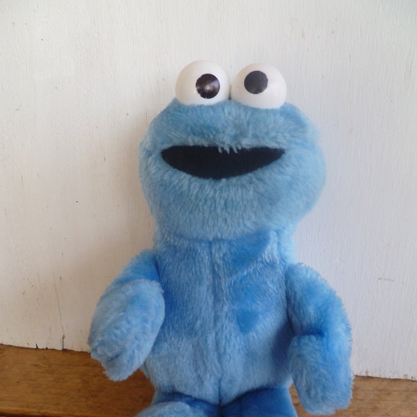 Sesame Street Plush Cookie Monster No Tag 8.5" Tall Stuffed Toy Doll