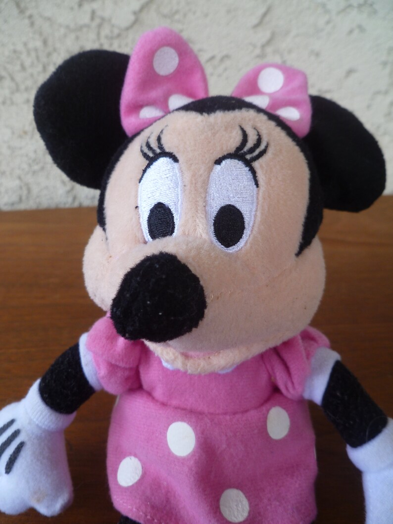 Disney Plush Minnie Mouse Doll Collectable 10" 画像 5