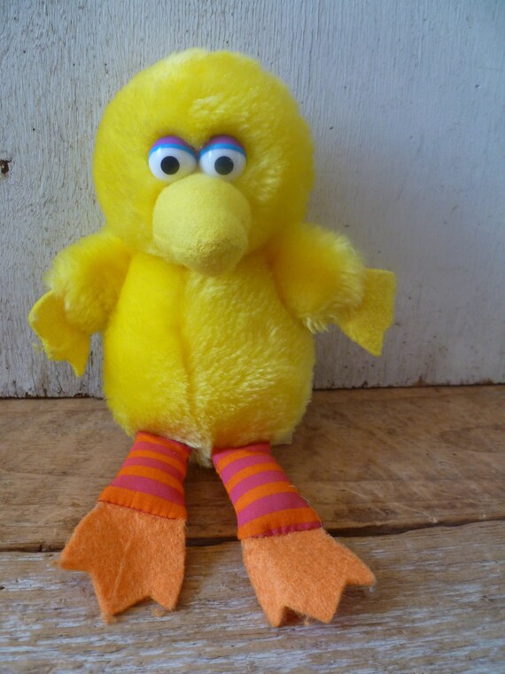 vintage big bird stuffed animal