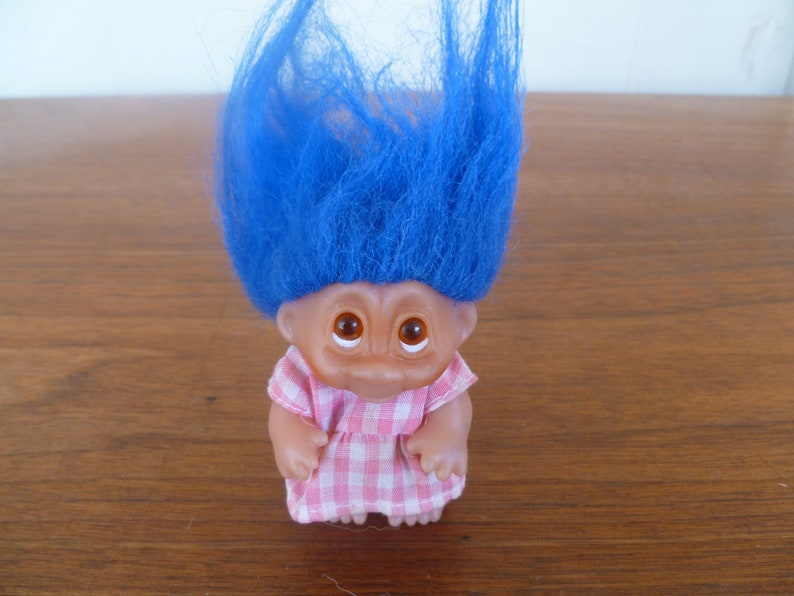 Blue Hair Troll Doll with Brush - wide 3