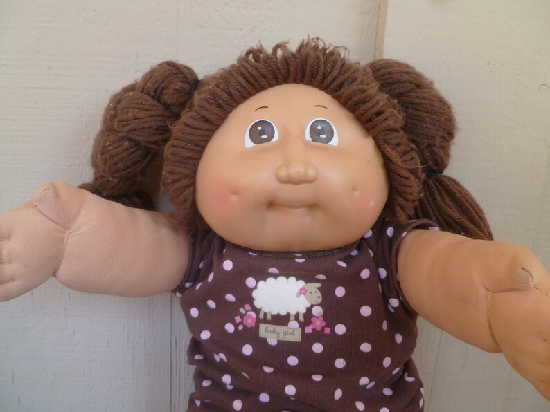 Cabbage Patch Kids Doll 1982 Brown Hair and Eyes Etsy