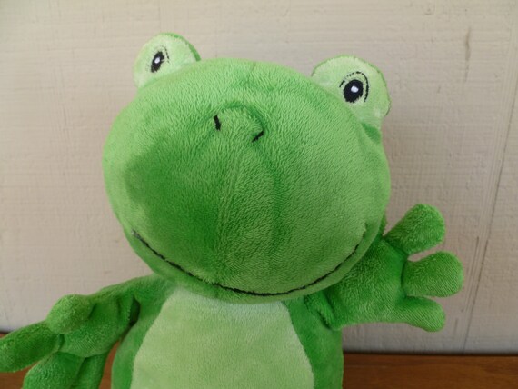 large stuffed frog