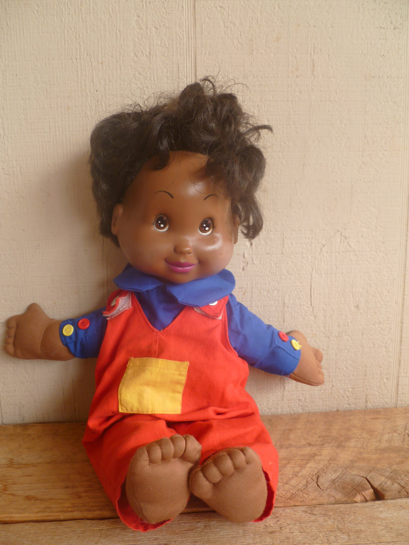 Vintage Chubby Cheeks African American Baby Doll 1998 Etsy