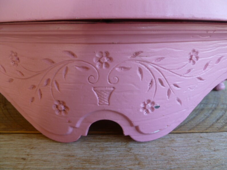 Pink Distressed Painted Wall Hanging Shelf Etsy