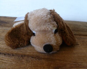 Russ Berrie Luv Pets Rare Puddles Suede Tan and Brown Puppy - Etsy