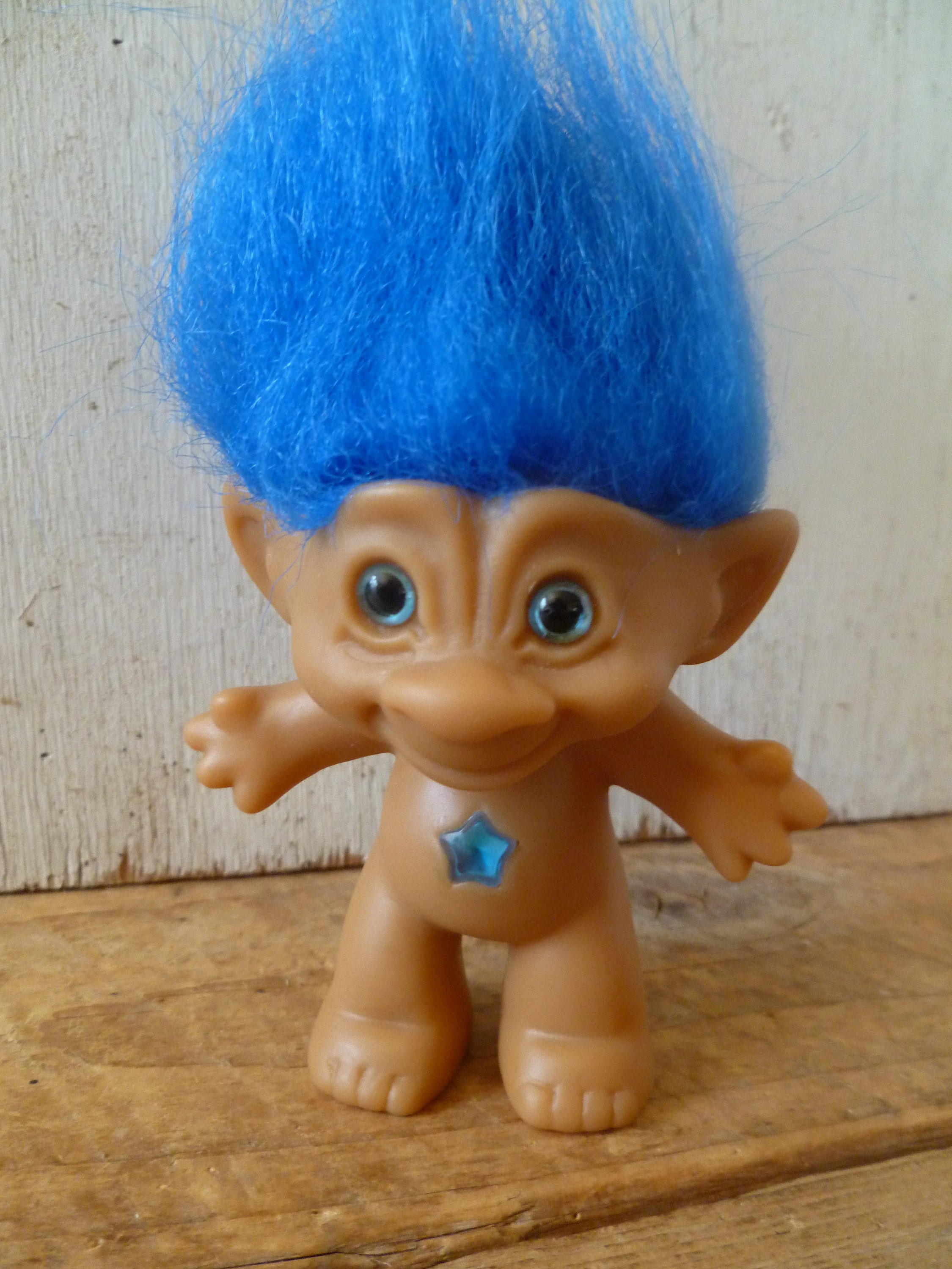 blue troll doll