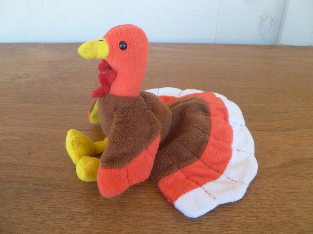 Ty Beanie Baby Plush Turkey gobbles 9 Long 1997 SKU 11, 133, 134 - Etsy