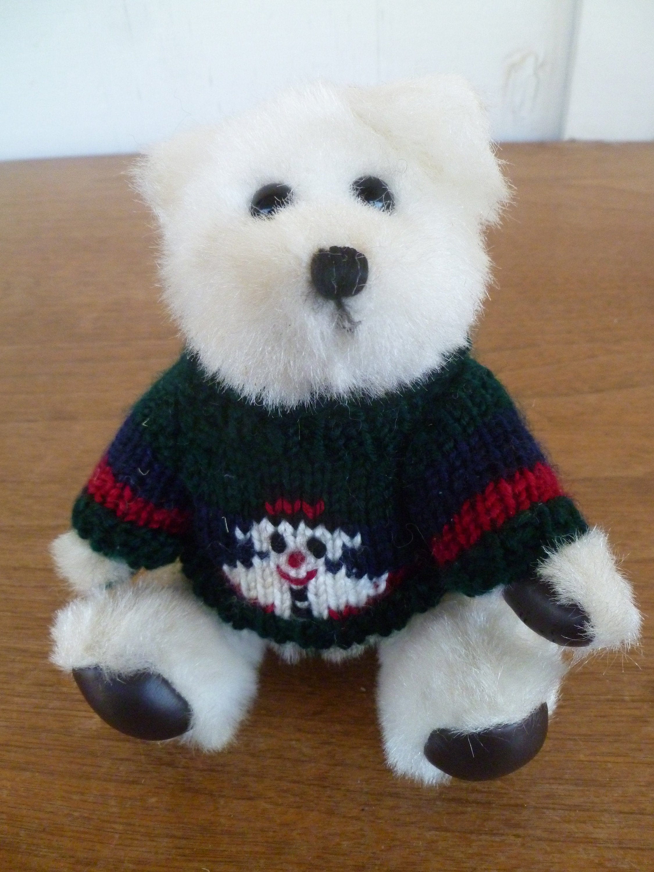 Vintage Plush Mini Teddy Bear With Sweater Hugfun Int 1999 | Etsy
