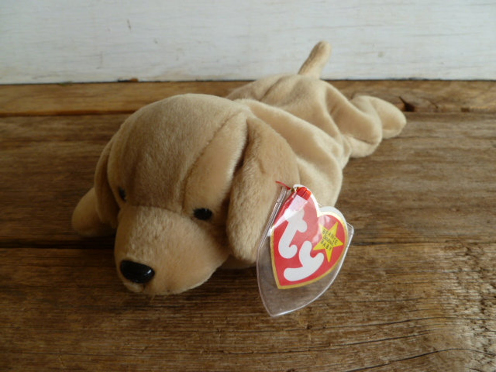 Vintage Plush Beanie Baby Golden Retriever Dog Fetch Etsy