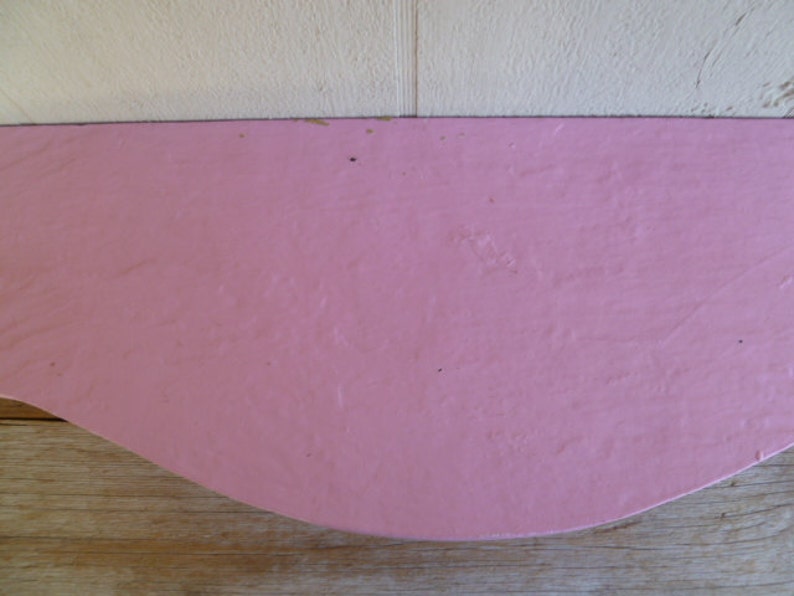 Pink Distressed Painted Wall Hanging Shelf Etsy
