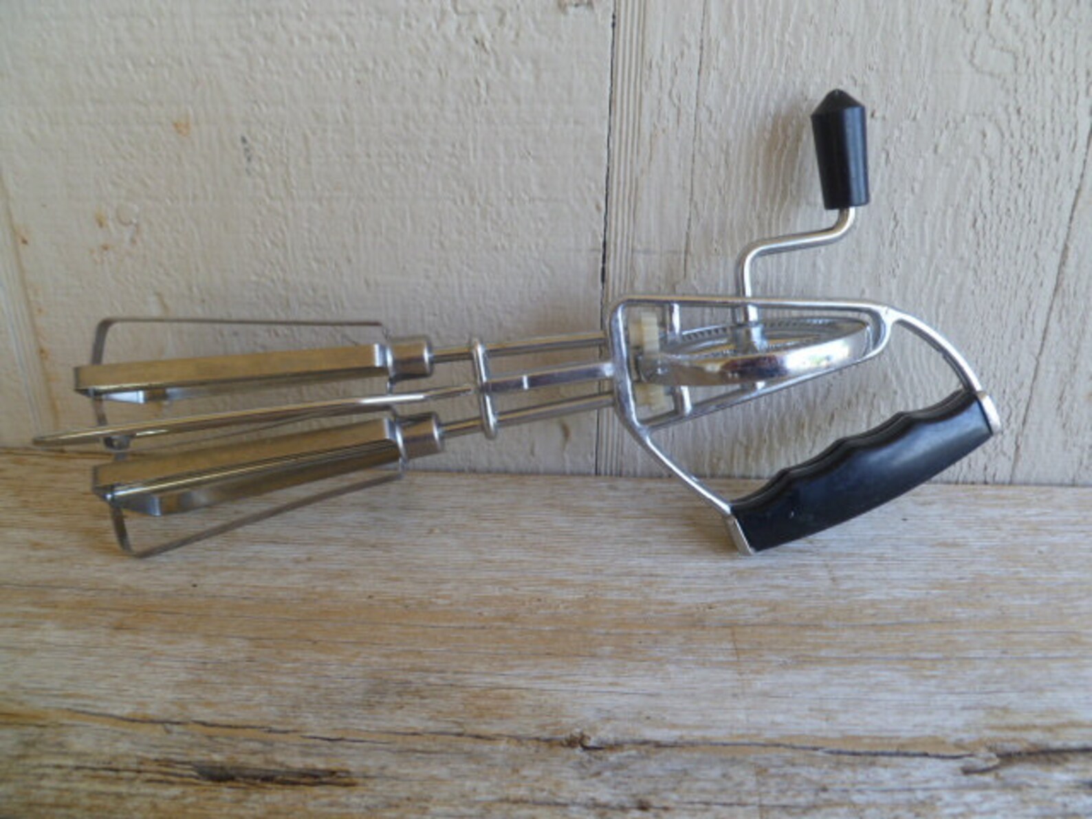 Maynard Hand Mixer Beater With Black Handle Etsy