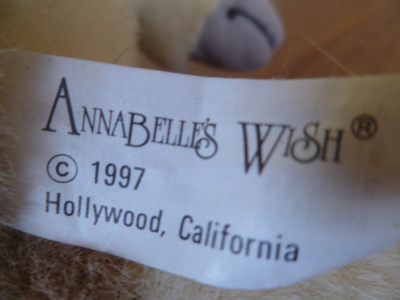 Calf Reindeer Vintage Annabelles Wish Plush Cow Blockbuster 1997 With Tags