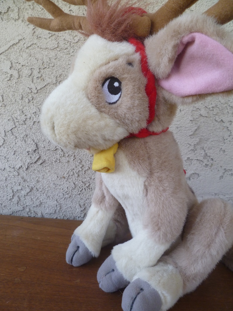Calf Reindeer Vintage Annabelles Wish Plush Cow Blockbuster 1997 With Tags