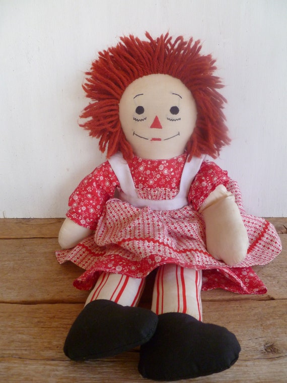 vintage large raggedy ann doll