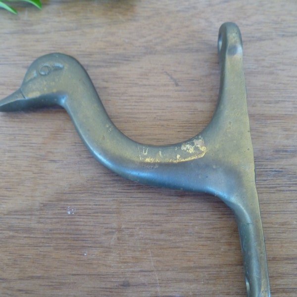 Vintage Metal Duck Wall Hook