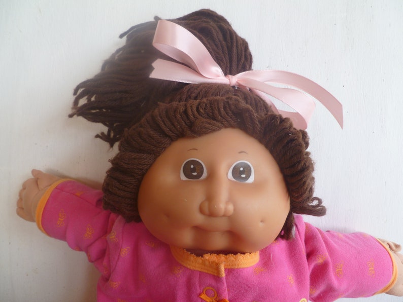 brown hair cabbage patch kid