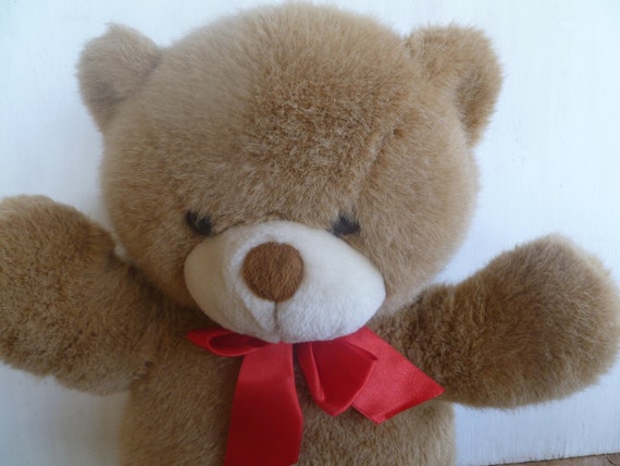 large fluffy teddy bear