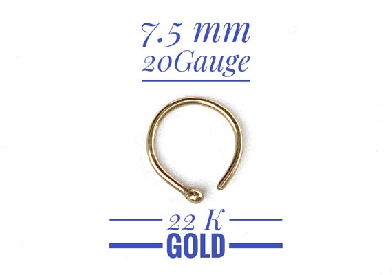 10 karat gold nose ring deals