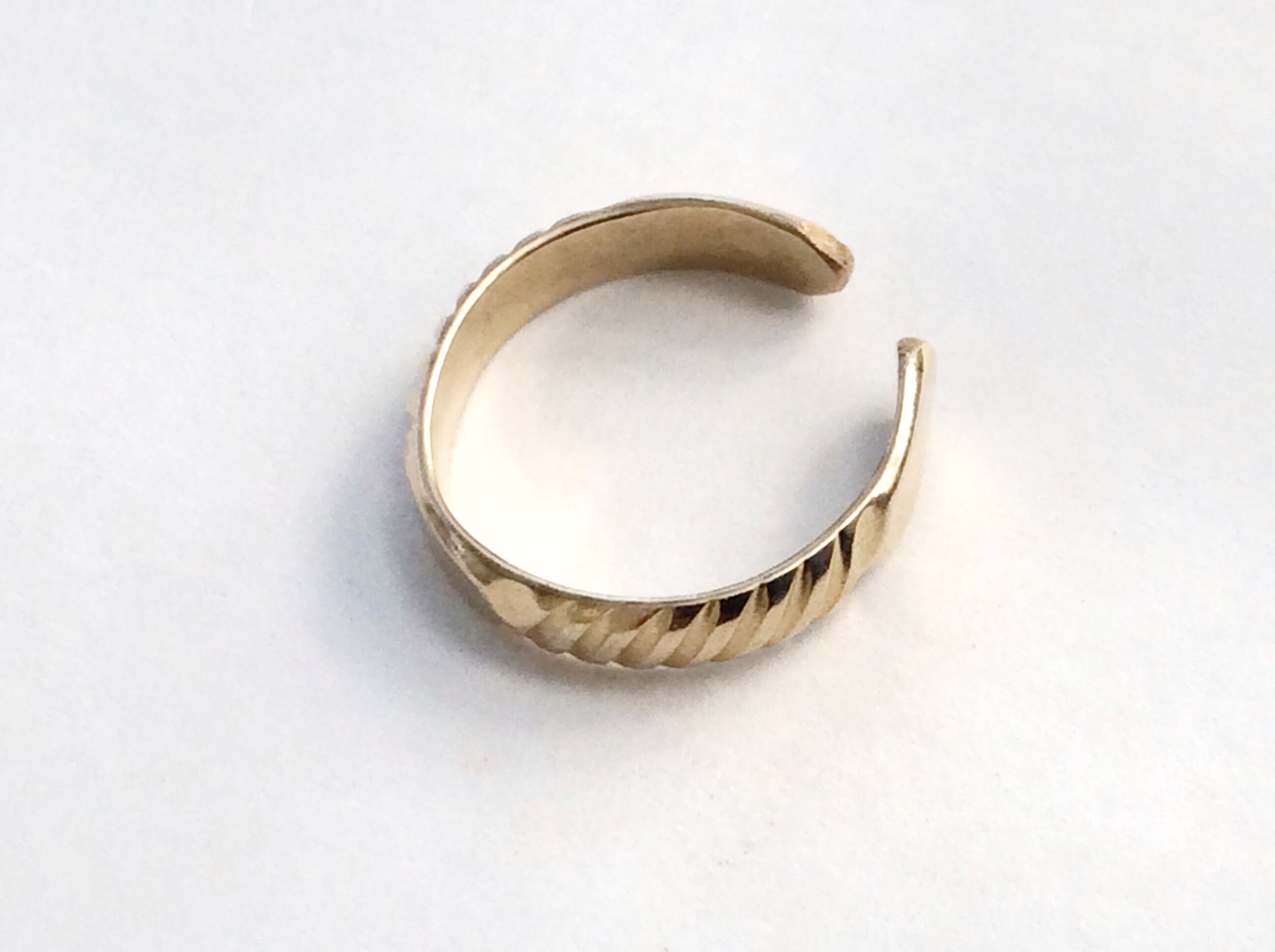 Gold Pinky Ring Women Adjustable Pinky Ring Pinky Ring 14K Etsy