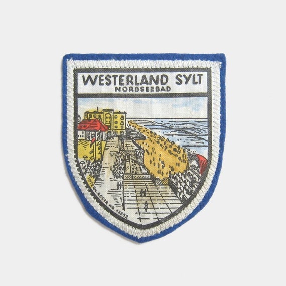 Vintage 1970s Westerland Sylt Patch German Germany Schleswig Etsy