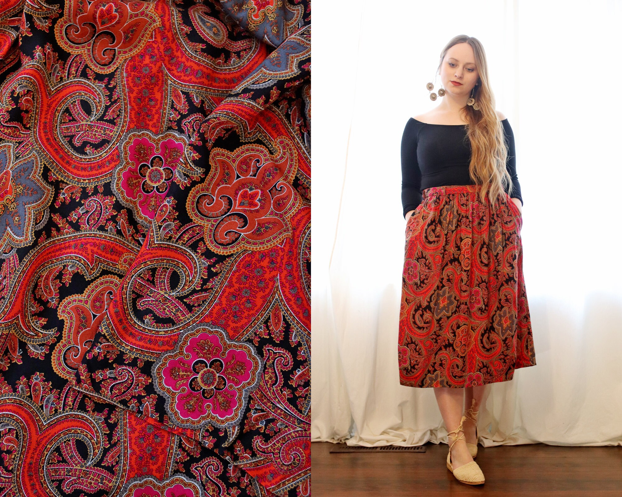LONG MAXI CHEESECLOTH PAISLEY PRINT MATERIAL Size 14 FREE POST AUS ONLY LONG MAXI CHEESECLOTH PAISLEY PRINT MATERIAL Size 14 FREE POST AUS ONLY