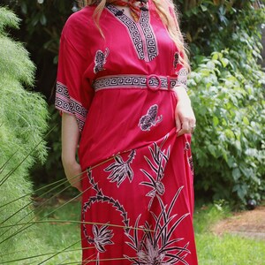 maxi dress indonesia Indonesia Batik Pattern Summer Maxi Dress Green Version