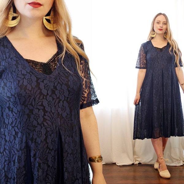 Navy Blue Half Slip Etsy