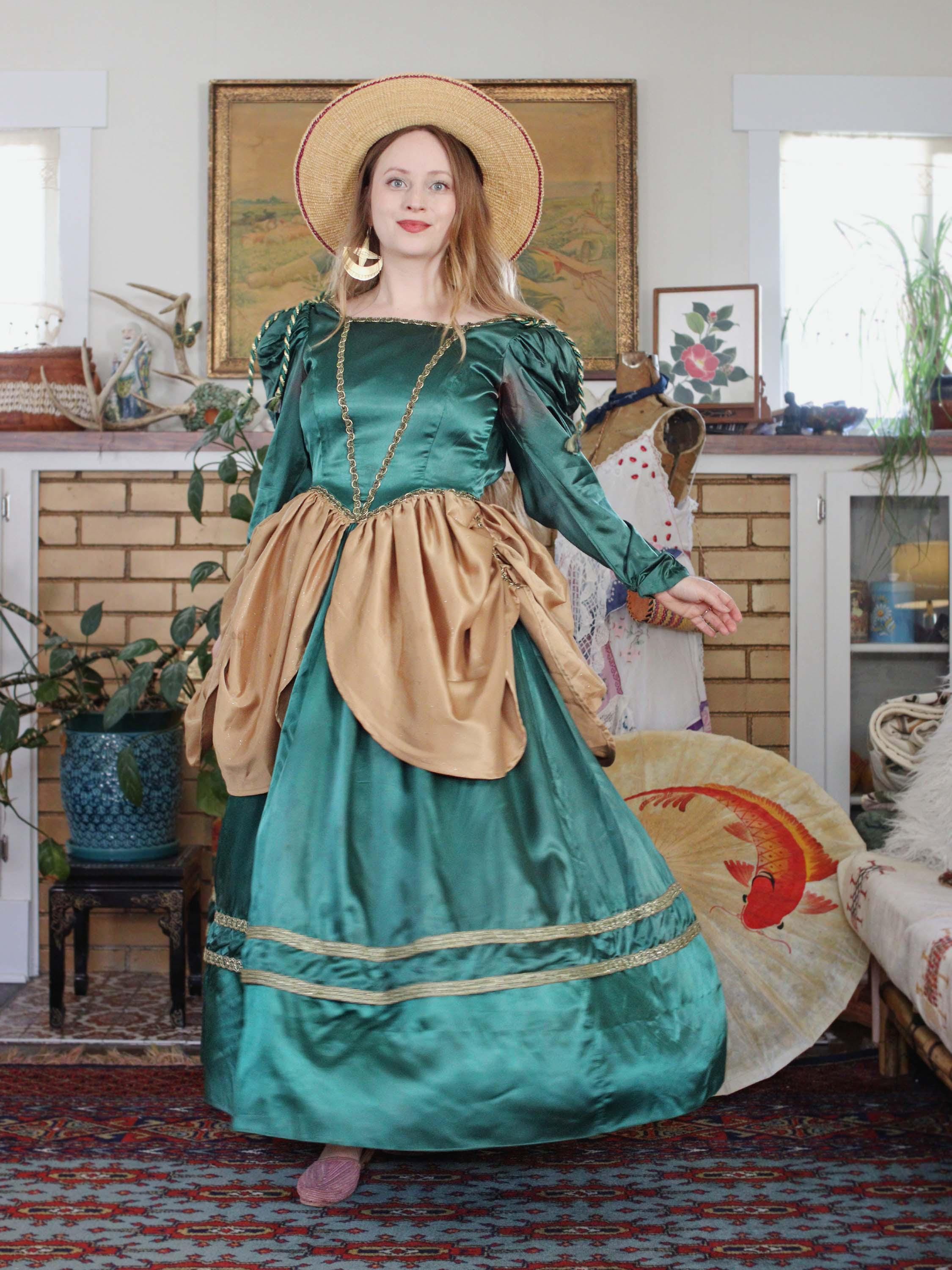slim fit dress slacks The Brave Princess Teal Costume Dress – Luxury Kids Costume by Teresita  Orillac – Joy Costumes main image 0