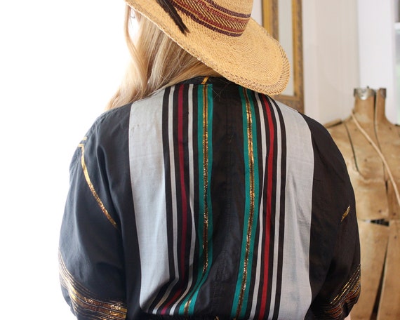 Vintage silk blouse high waisted Shalwar harem pa… - image 6