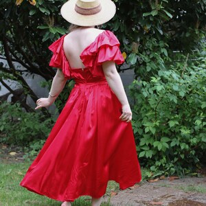 red southern belle dress Red Southern Belle Princess Dress Christmas Party Ball Gown Women Vintage Wedding Dress