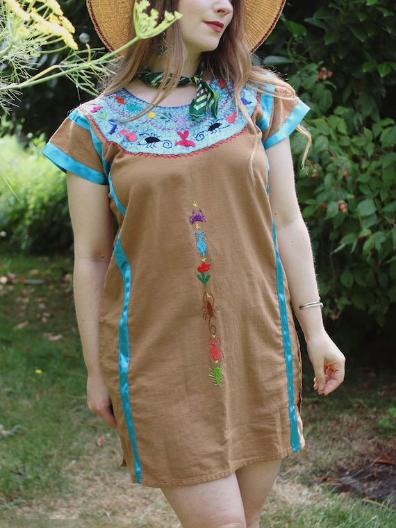 sachin and babi light blue dress 1970s 