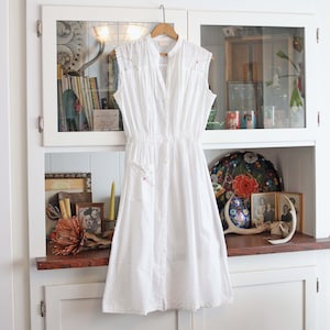 white christmas dresses 100% Cotton Boho Dress w Handkerchief Hemline