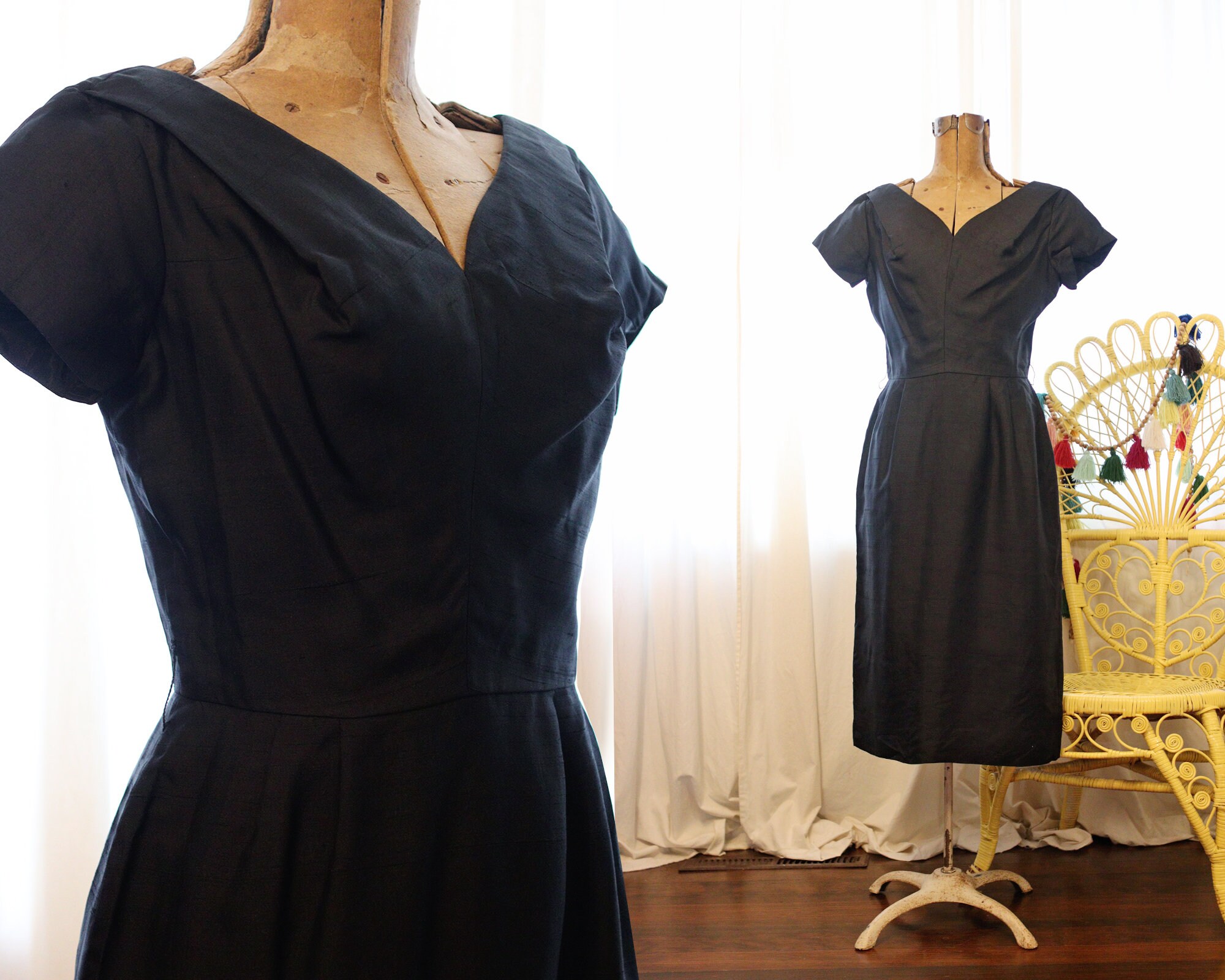 Shantung abiti new arrivals