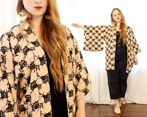 Vintage Japanese Short Kimono Haori 