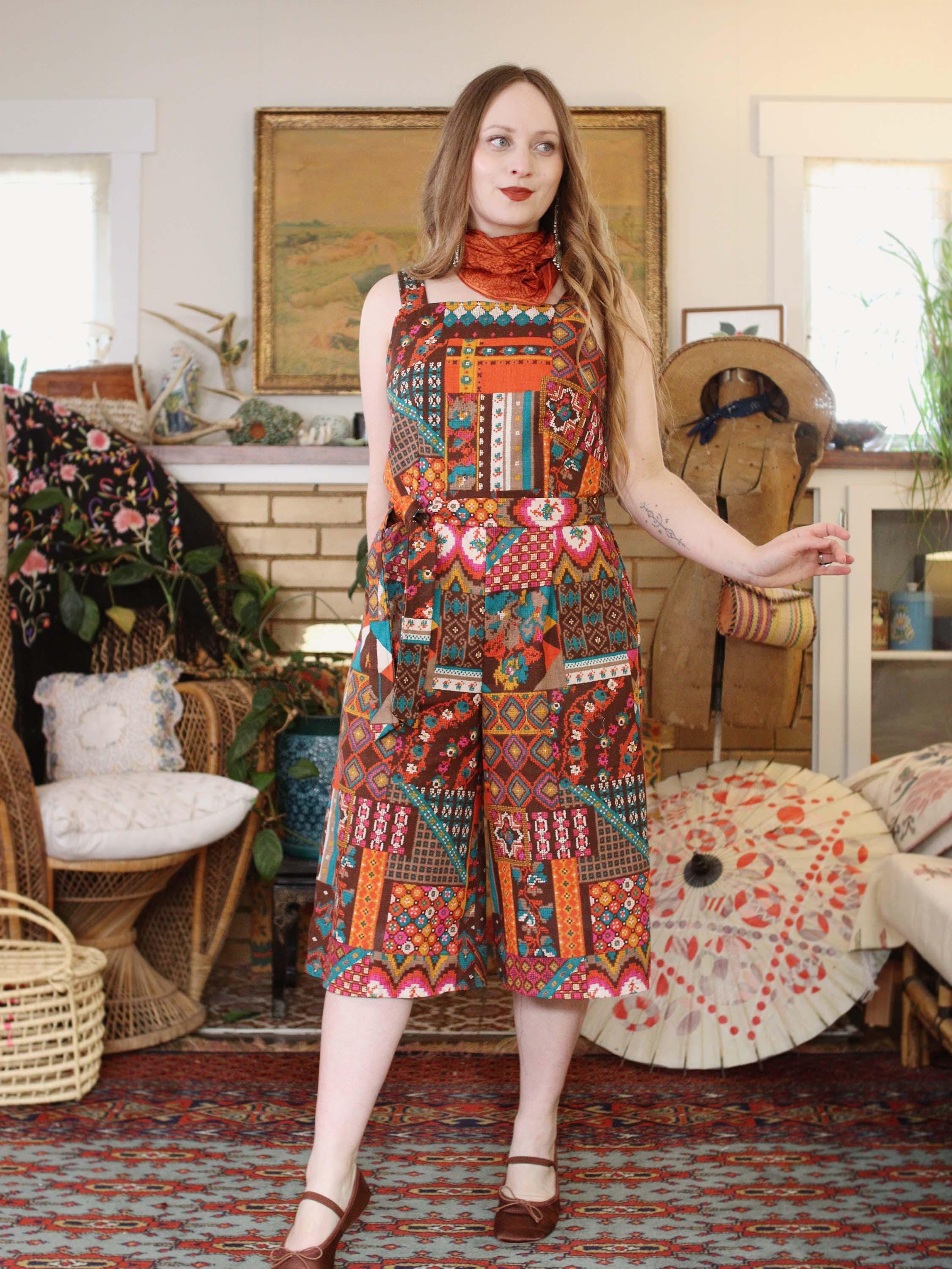 70s Tapestry Belt - Etsy