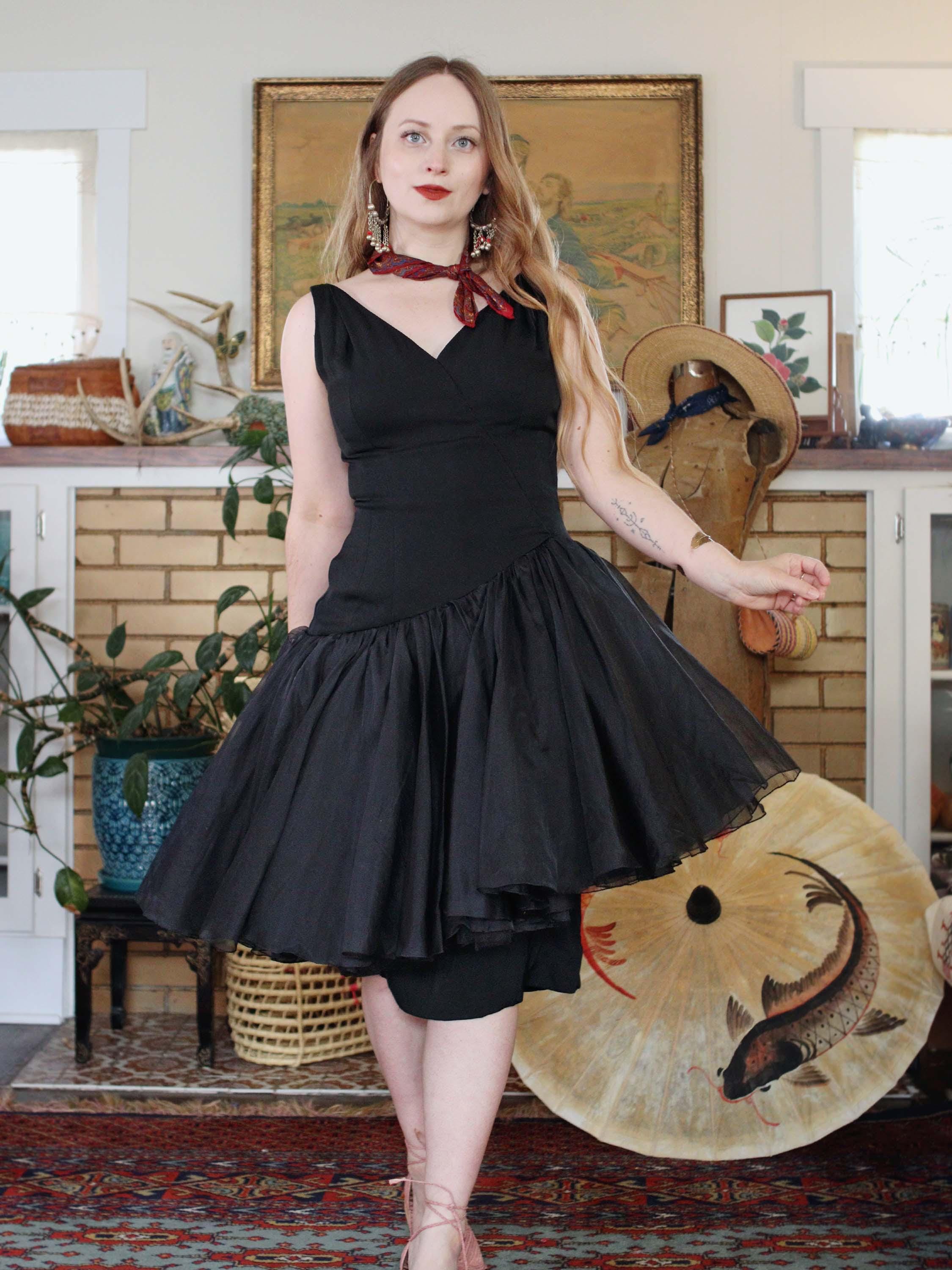 Ballerina Cocktail Dress Black