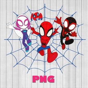 Spidey and His Amazing Friends birthday, Spidey png, jpg, Spidey Sublimation